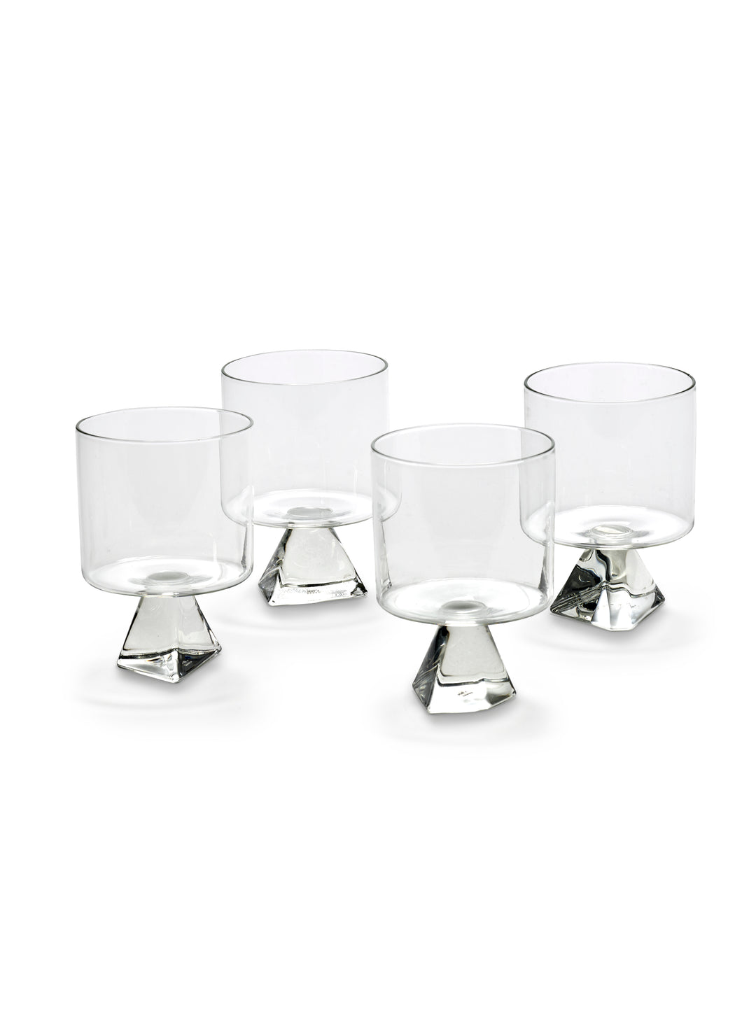 Serax - Plan C - Glas Transparant Silos - Set van 4