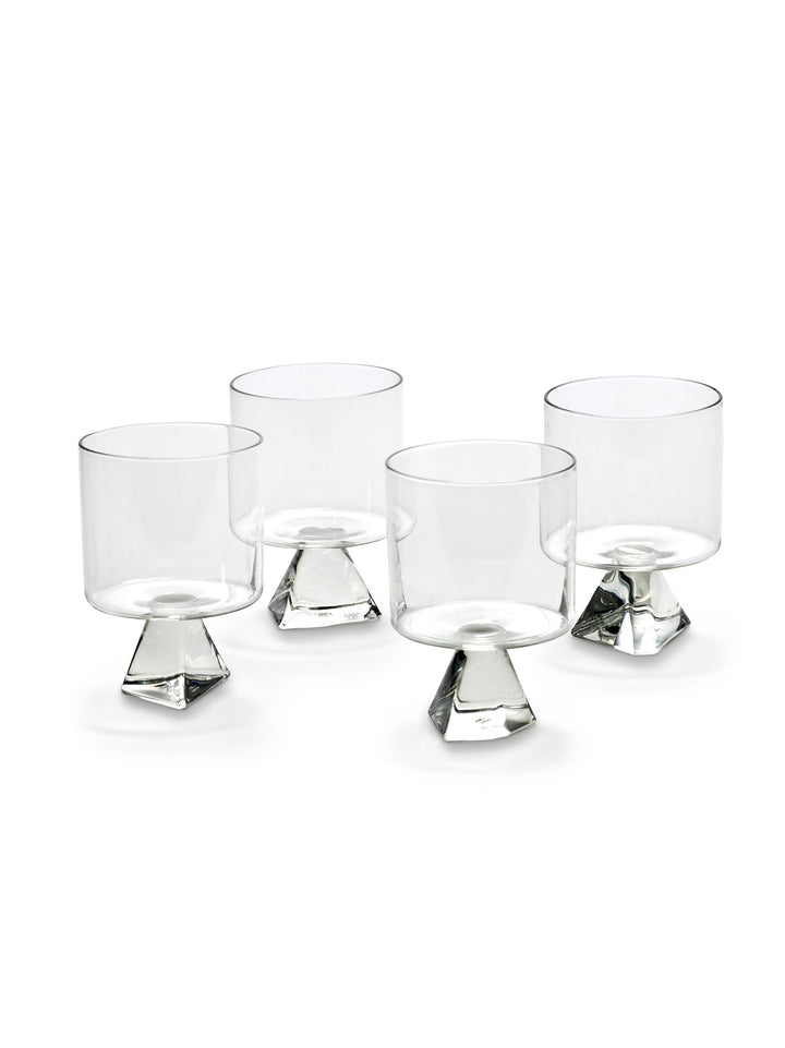 Serax - Plan C - Glas Transparant Silos - Set van 4