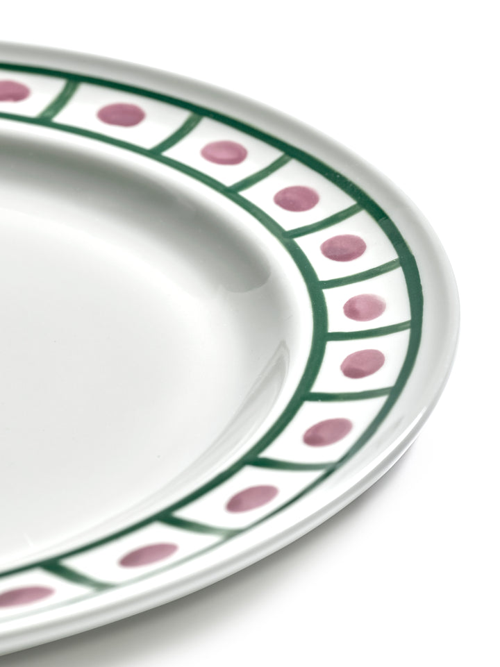 Serax - Marie Michielssen - Dinerbord Paars Groen Charly - Set van 2