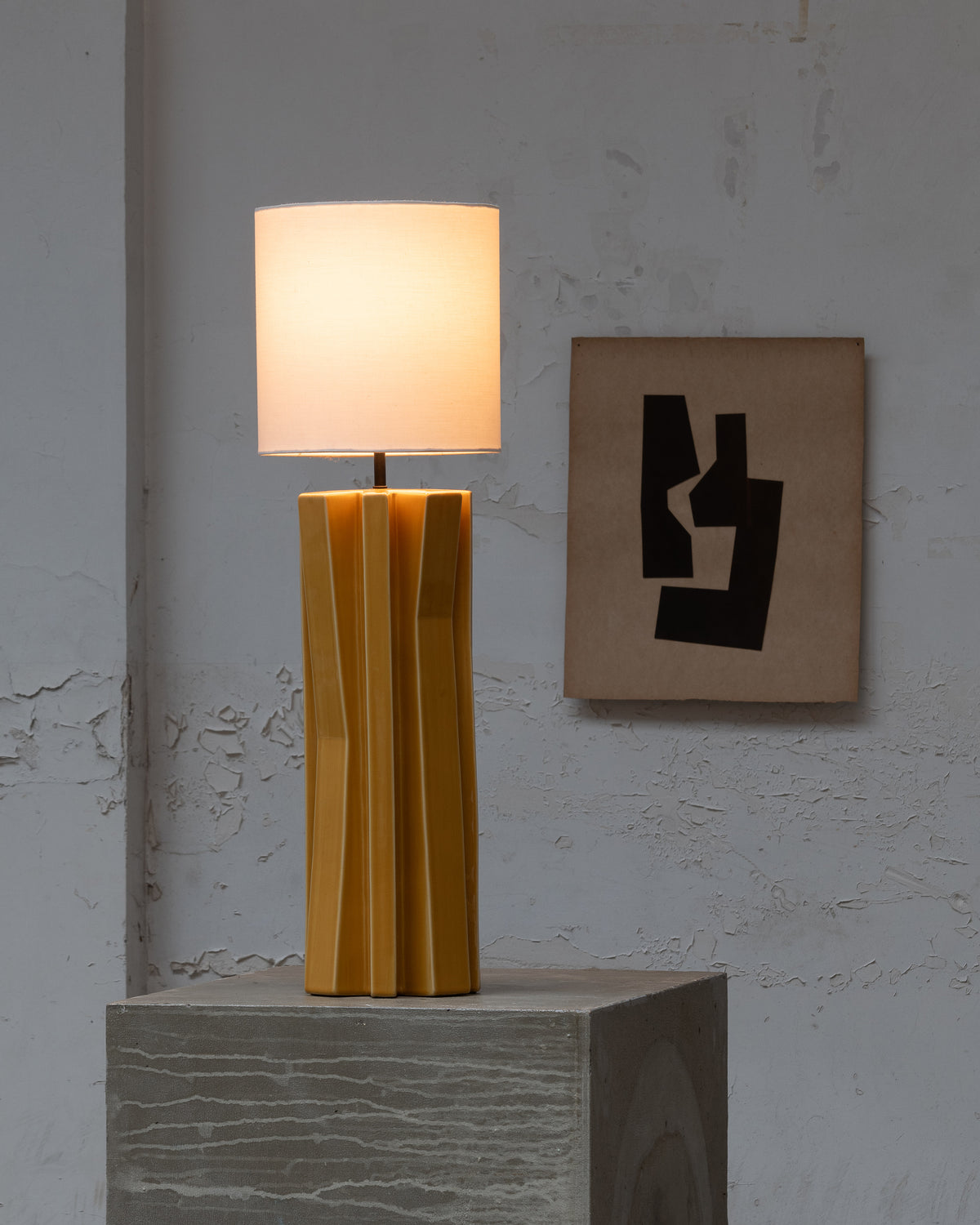 Serax - Bob Verhelst - Tafellamp °3 Geel - Wit Yucca