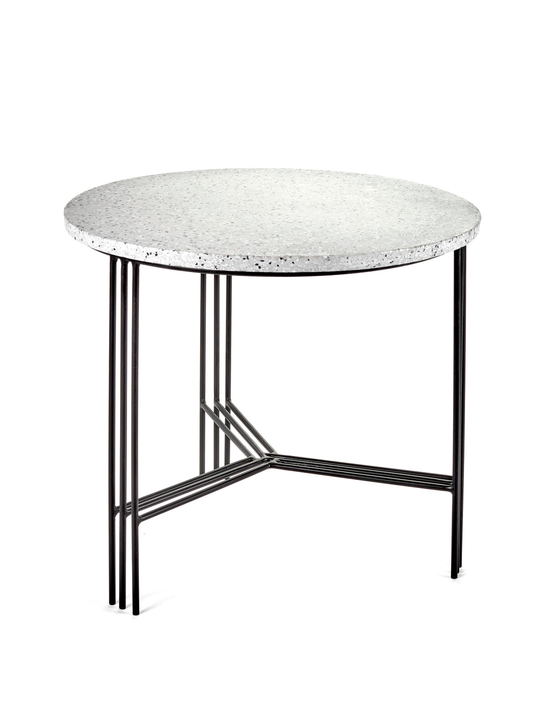 Serax - Antonino Sciortino - Bijzettafel L Zwart/Grijs Terrazzo