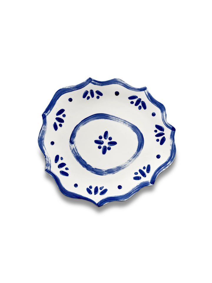 Serax - Annebet Philips - Serveerbord Wit Blauw 02 Line-up