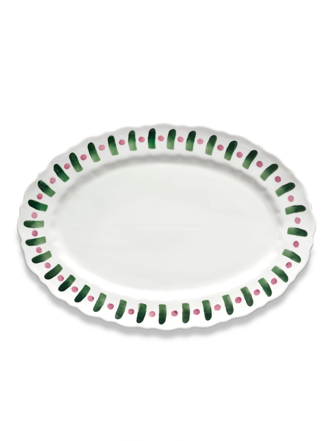 Serax - Marie Michielssen - Serveerbord Paars Groen Ovaal Charly