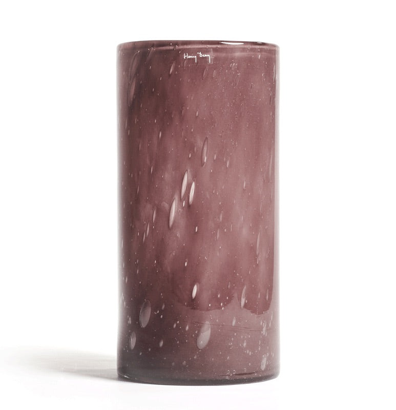Henry Dean | Cylinder vaas Ø15 x H30 cm Plum