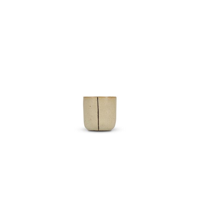 Kop 22cl champagne beige Moa - Set van 4