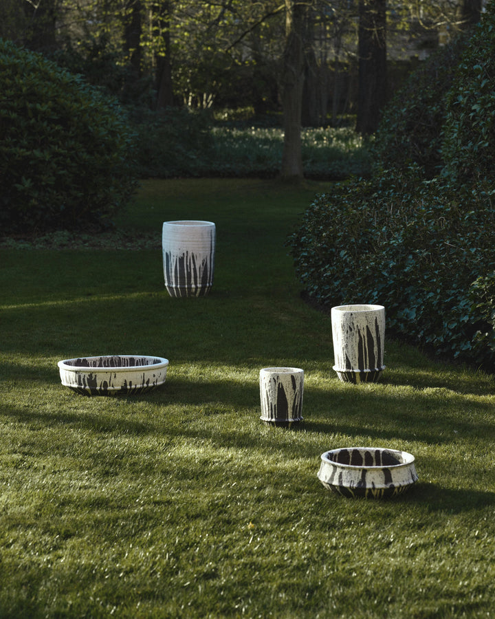 Serax - Kelly Wearstler - Plantenpot 02 S Off White Donker Bruin