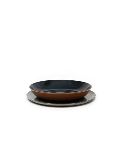 Serax - Anita Le Grelle - DIEP BORD L RUST/DARK BLUE