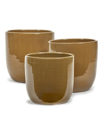 Serax - Serax - SIER POT L HONEY GLAZED SHADES