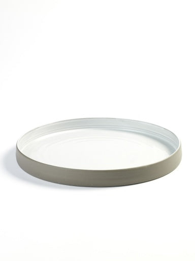 Serax - Martine Keirsebilck - BORD RECHTE RAND L WIT DUSK