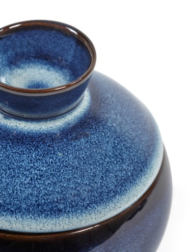 Serax - Pascale Naessens - POTJE MET DEKSEL °2 L DONKERBLAUW PURE