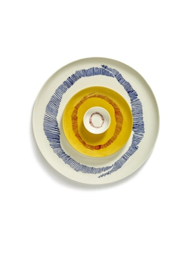 Serax - Ottolenghi - Serveerbord Wit Stripes Blauw Feast