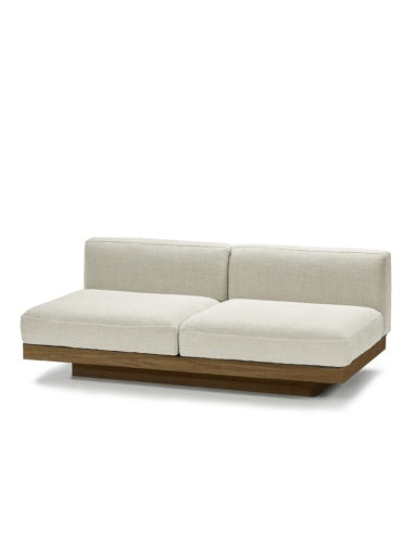 Serax - Vincent Van Duysen - BENCH 2-ZIT INDOOR BONE COGNAC RUDOLPH
