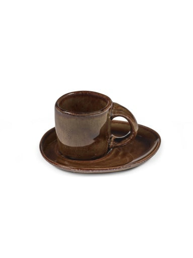 Serax - Uncharted - SCHOTEL ESPRESSO OKER OUT OF LINES