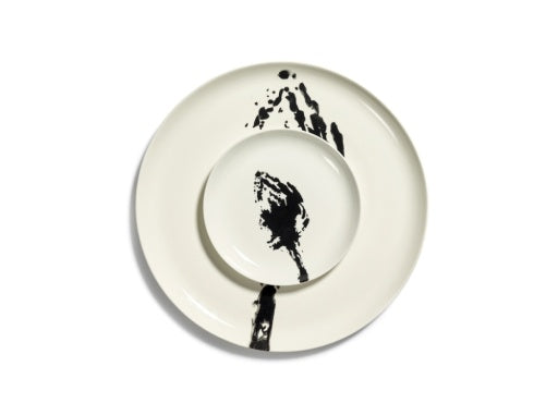 Serax - Ottolenghi - BORD S WIT ARTISJOK ZWART FEAST
