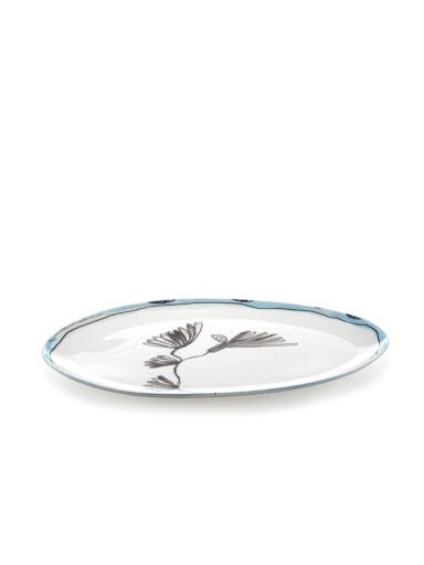 Serax - Marni - OVALEN BORD °2 S CAMELIA AUBERGINE MF