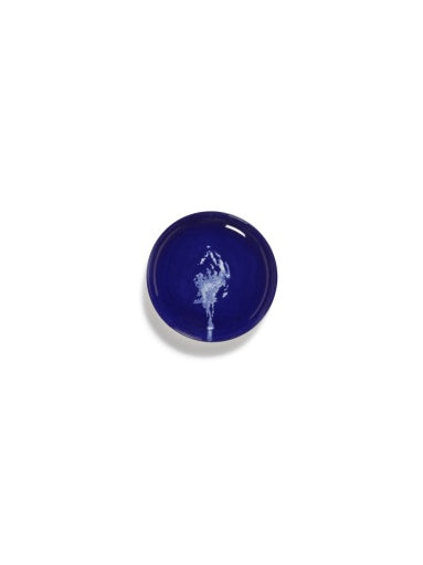 Serax - Ottolenghi - BORD XS DONKERBLAUW ARTISJOK WIT FEAST