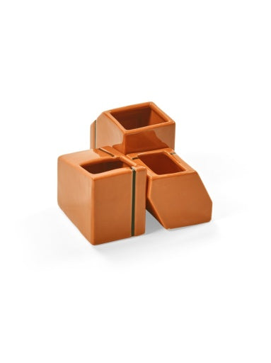 Serax - Plan C - VAAS MINI ASS/3 ORANJE SILOS