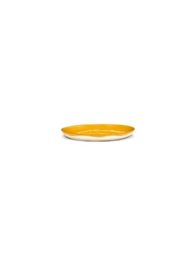 Serax - Ottolenghi - BORD S GEEL STRIPES WIT FEAST