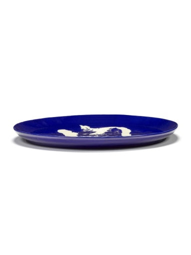 Serax - Ottolenghi - SERVEERSCHAAL L DONKERBLAUW WIT FEAST