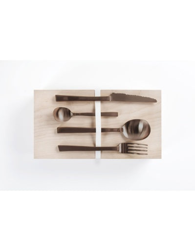 BOX CUTLERY BRUSHED COPPER MAARTEN BAAS