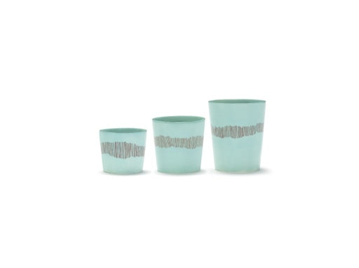 Serax - Ottolenghi - KOFFIEKOP AZUUR STRIPES ROOD FEAST