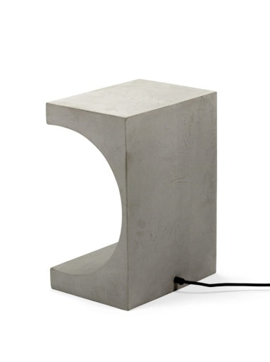 Serax - Patrick Paris - BIJZETTAFEL-LAMP BETON TANGENT