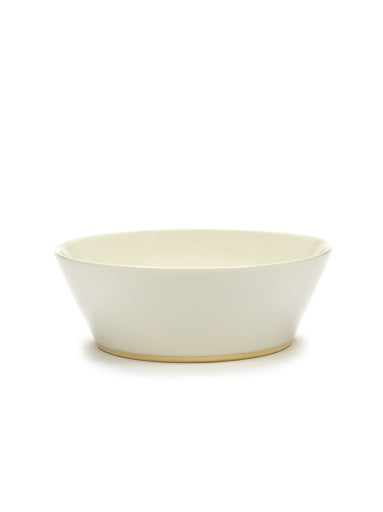 Serax - Roger Van Damme - Kom XL Wit Goud Desiree - Set van 2