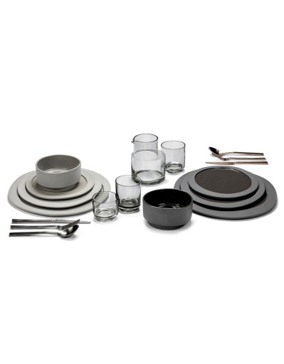 Valerie Objects - Maarten Baas - Glas S Grijs Inner Circle - Set van 4