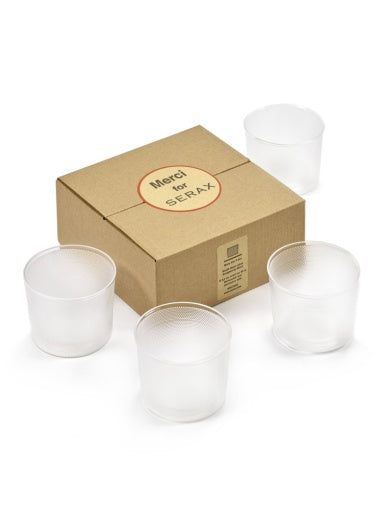 Serax - Merci - Glas S La Nouvelle Table - Set van 4