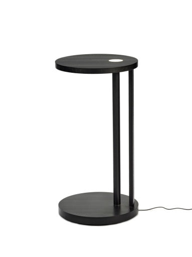 Ann Demeulemeester - Bijzettafel L met Licht Beuk Zwart Aura