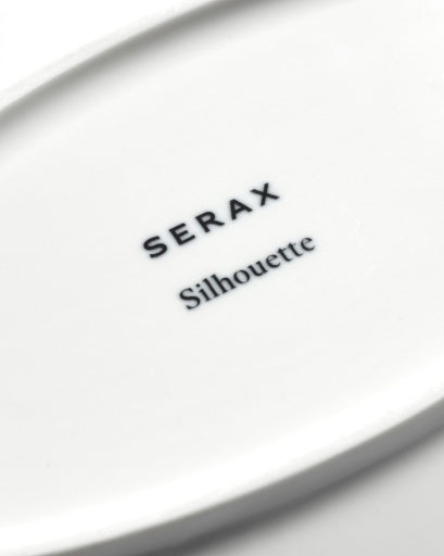 Serax - Sergio Herman - HOOG OVALEN BORD S WIT SILHOUETTE