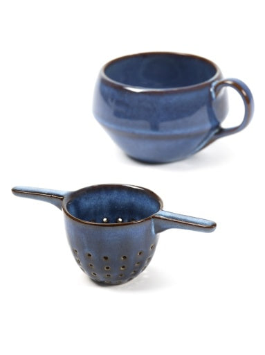 Serax - Pascale Naessens - THEEZEEF DONKERBLAUW PURE