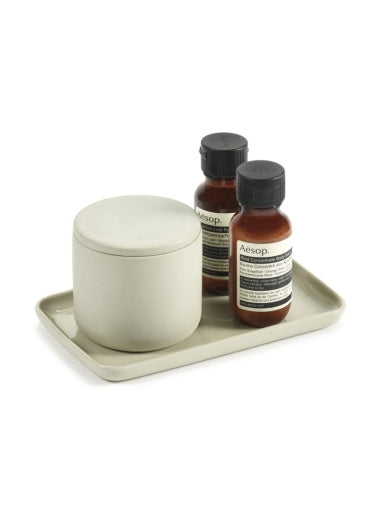 Serax - Bertrand Lejoly - POTJE MET DEKSEL ROND S BEIGE COSE