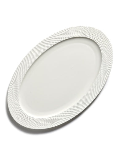 Serax - Ann Van Hoey - OVALEN BORD WIT NIDO