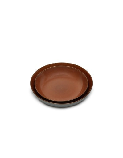 Serax - Anita Le Grelle - DIEP BORD M SMOKY BLUE/RUST