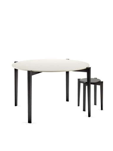 Ann Demeulemeester - Tafel Rond Zwart Off White Éloïs