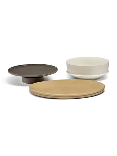 Serax - Kelly Wearstler - SERVEERSCHAAL OVAAL S CLAY DUNE