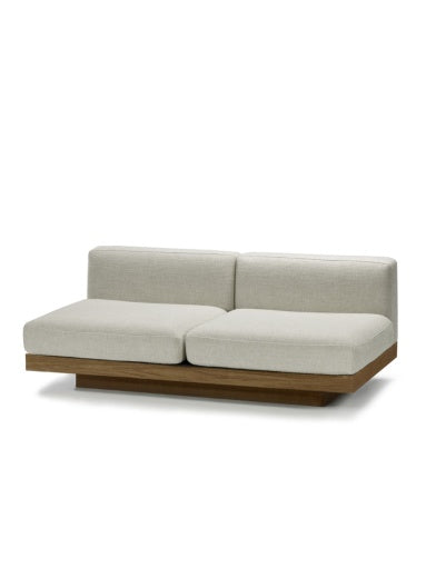 Serax - Vincent Van Duysen - BENCH 2-ZIT INDOOR BONE COGNAC RUDOLPH