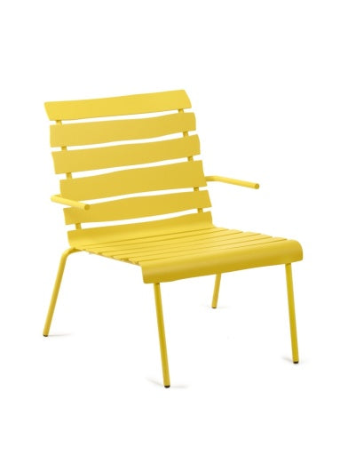 LOUNGE STOEL GEEL ALIGNED