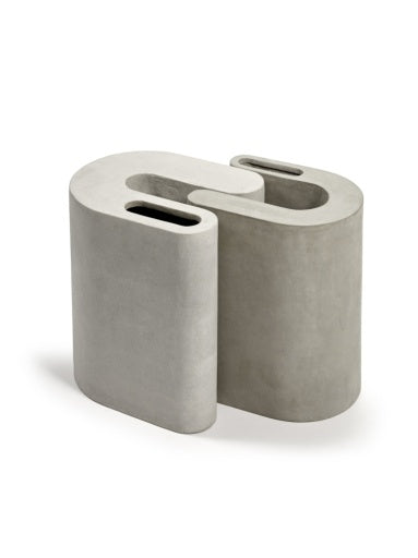 Serax - Frédérick Gautier - Kruk/Bijzettafel Beton U - Set van 2