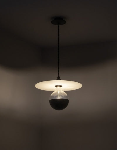 Ann Demeulemeester - Ann Demeulemeester - Hanglamp Zwart Wit Eclipse 1