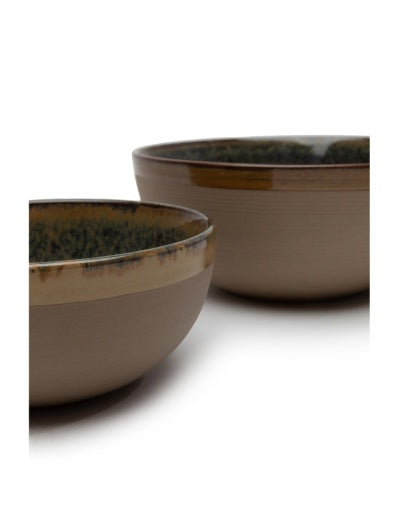 Serax - Sergio Herman - Serveerkom S Indi Grey Surface - Set van 2