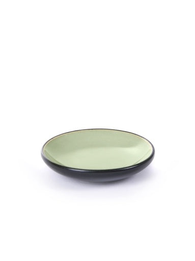 Serax - Pascale Naessens - BORD S GROEN/ZWART PURE