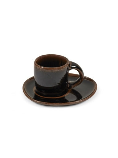 Serax - Uncharted - SCHOTEL ESPRESSO ZWARTBRUIN OUT OF LINES