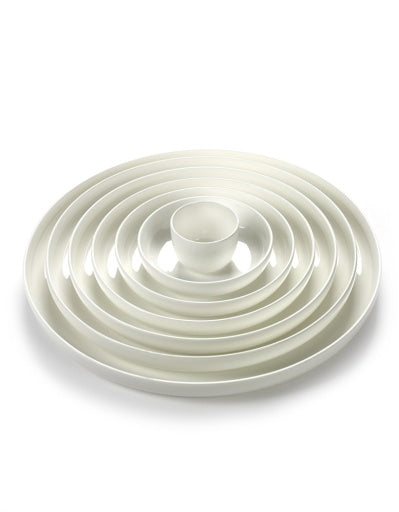 Serax - Piet Boon - HOOG BORD GEGLAZUURD S WIT BASE
