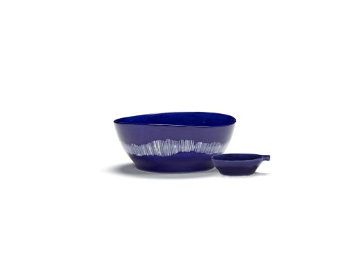 Serax - Ottolenghi - Tapasbord S Donkerblauw/Wit Feast - Set van 4