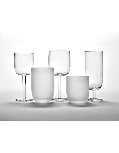 Serax - Piet Boon - Glas L Frosted Wit Base - Set van 4