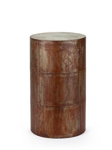 SIDE TABLE METAL ROUND L PAWN