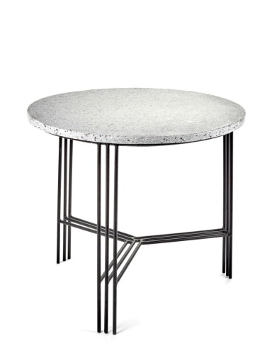 Serax - Antonino Sciortino - Bijzettafel L Zwart/Grijs Terrazzo