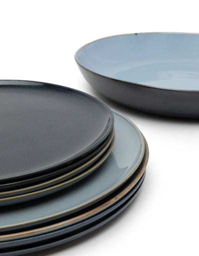 Serax - Anita Le Grelle - DINNER SET 9 PCS SMOKEY & DARK BLUE